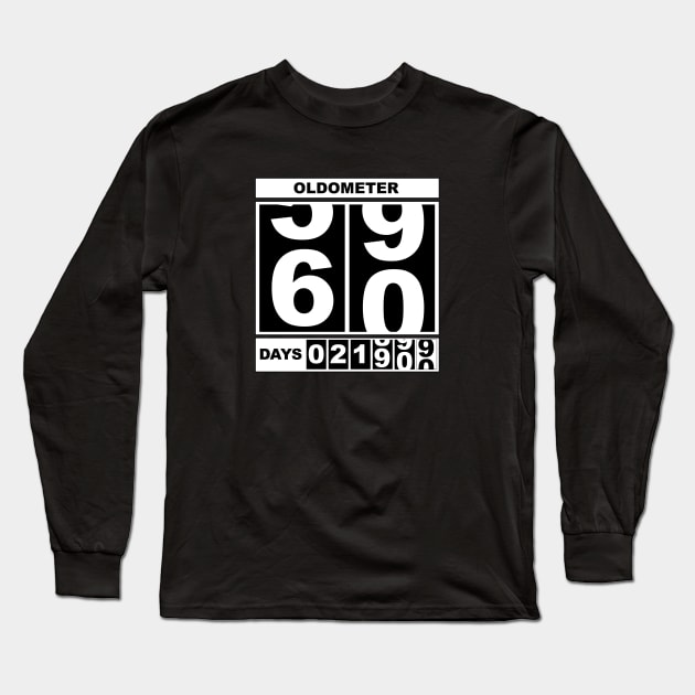 60th Birthday Oldometer Long Sleeve T-Shirt by mikepod